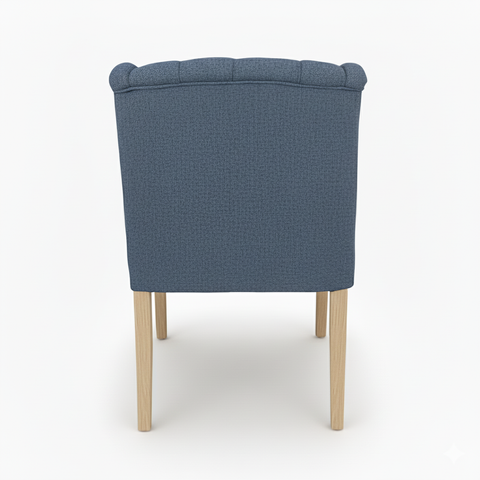 Dining Chair Canon – Light Blue - Beige feet