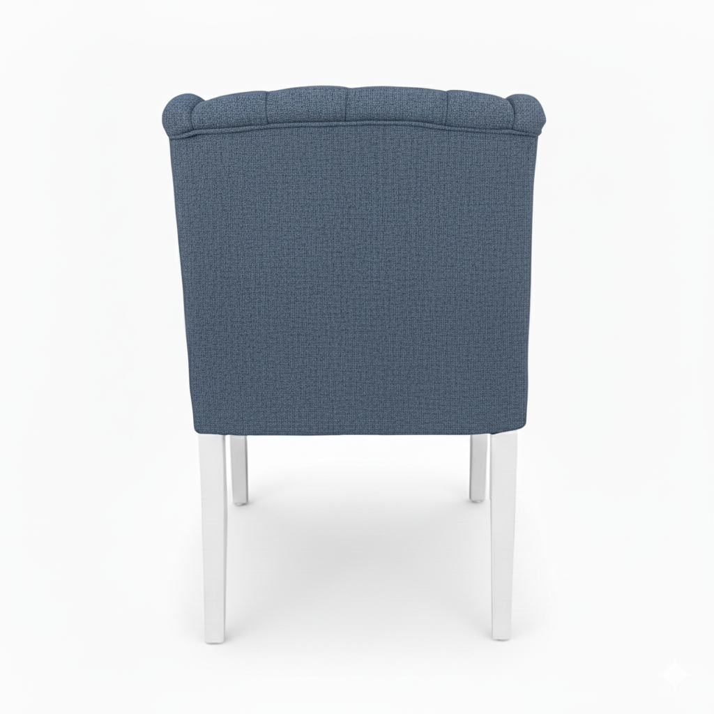 Dining Chair Canon – Light Blue - White feet