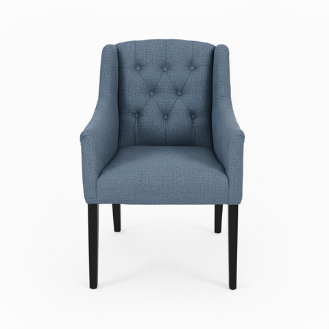 Dining Chair Canon – Light Blue - Black feet