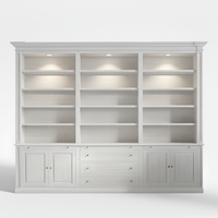Beaumont - Natureiche Bibliotheksschrank