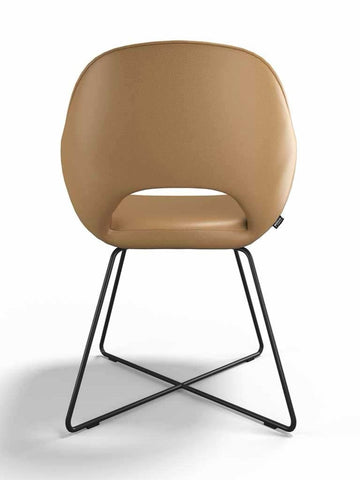 Eetkamerstoel Milan Cognac Leder - MCS