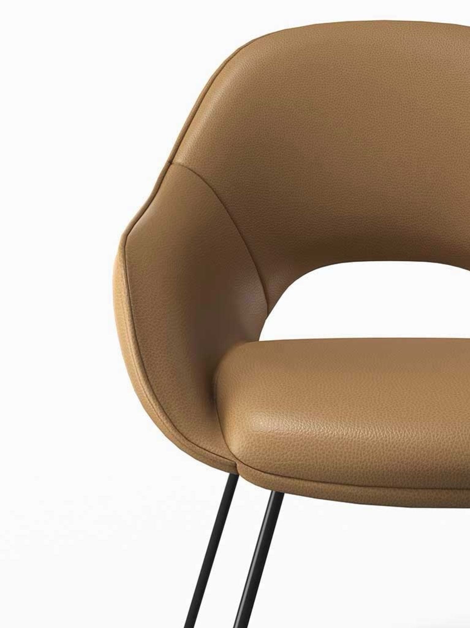 Eetkamerstoel Milan Cognac Leder - MCS