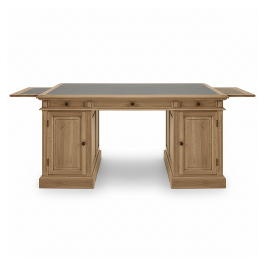 Landscape Partner Desk - Solid Eiken | Marcottestyle