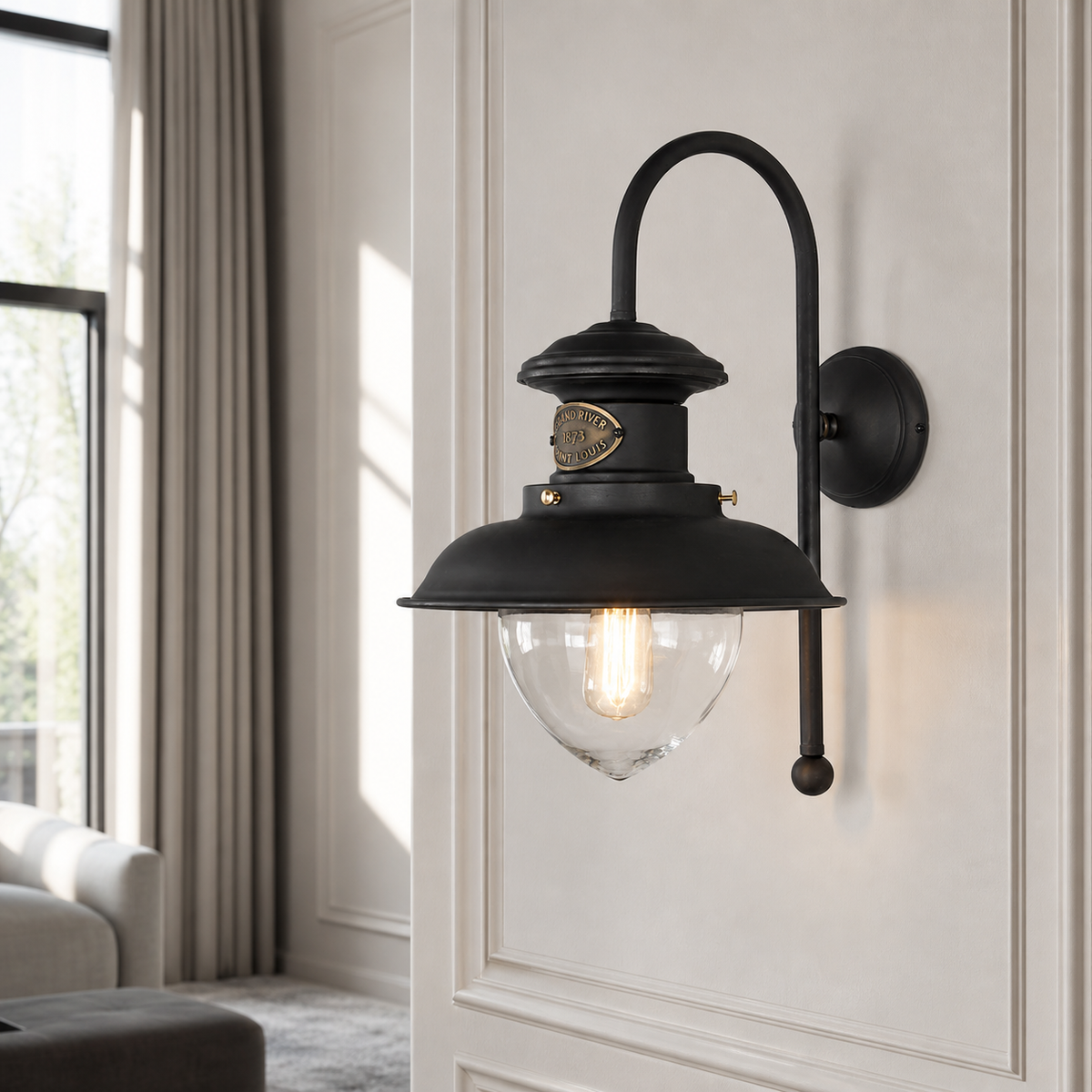 Wall Lamp Embla 4879K - Bronze (brass)