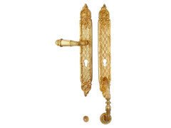 Eingang door set mit keyhole europrofile 85mm left - 0J1607 - Marcottestyle Shop Deurbeslag Gold 24K