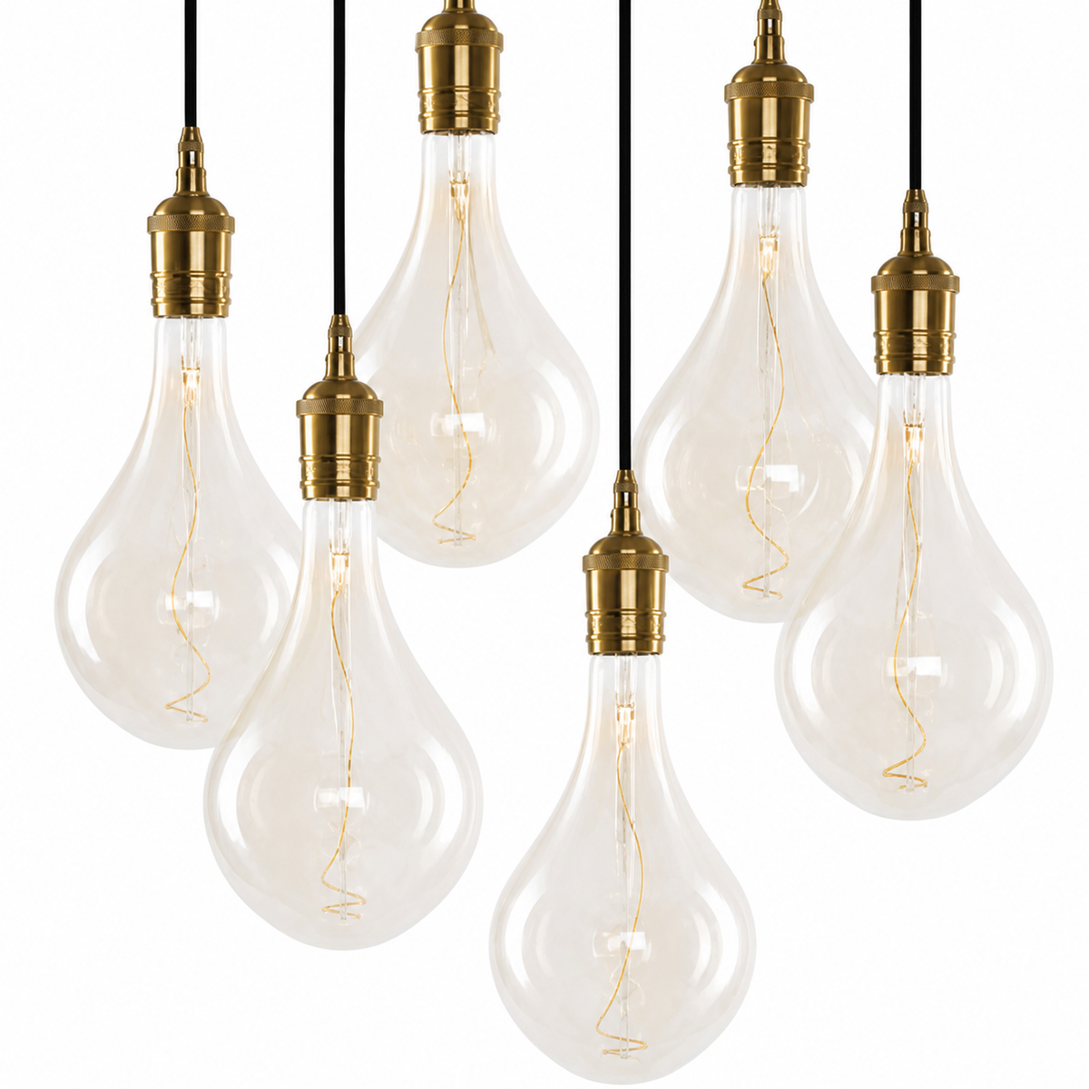 Ceiling Lamp Esme 4659R Gold - Close-up | Marcottestyle