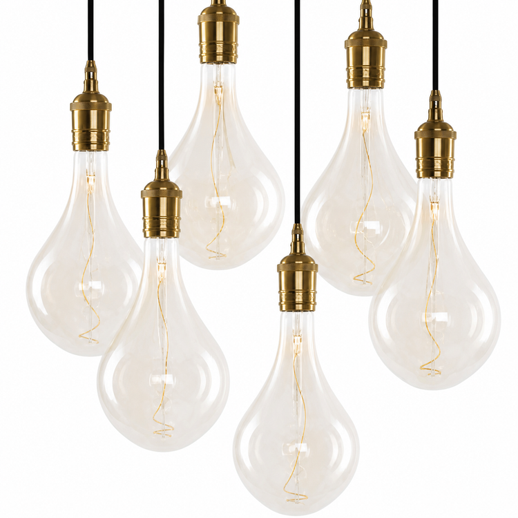 Ceiling Lamp Esme 4659R Gold - Close-up | Marcottestyle