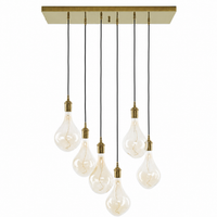 Ceiling Lamp Esme 4659R Gold - Lights on