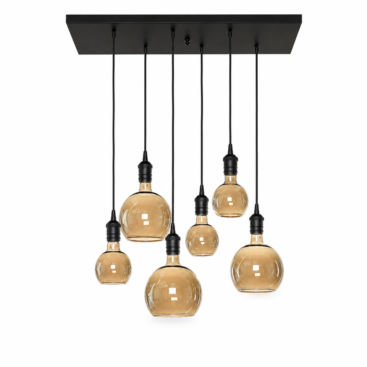 Ceiling Lamp Esme 6662Y Black - Vista frontal | Marcottestyle