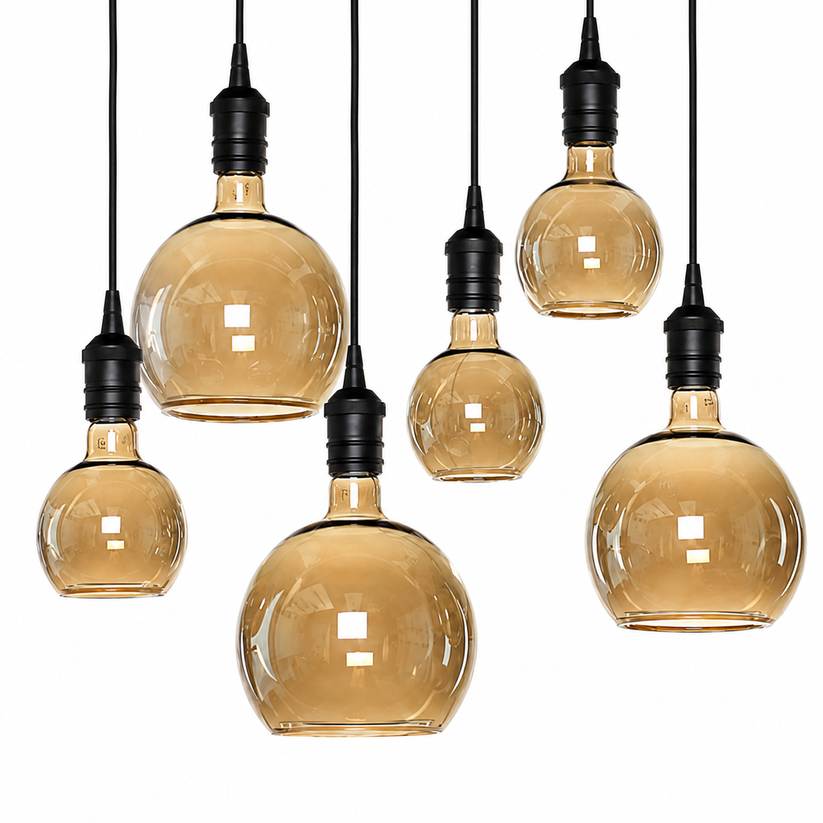 Ceiling Lamp Esme 6662Y Black - Close-up | Marcottestyle