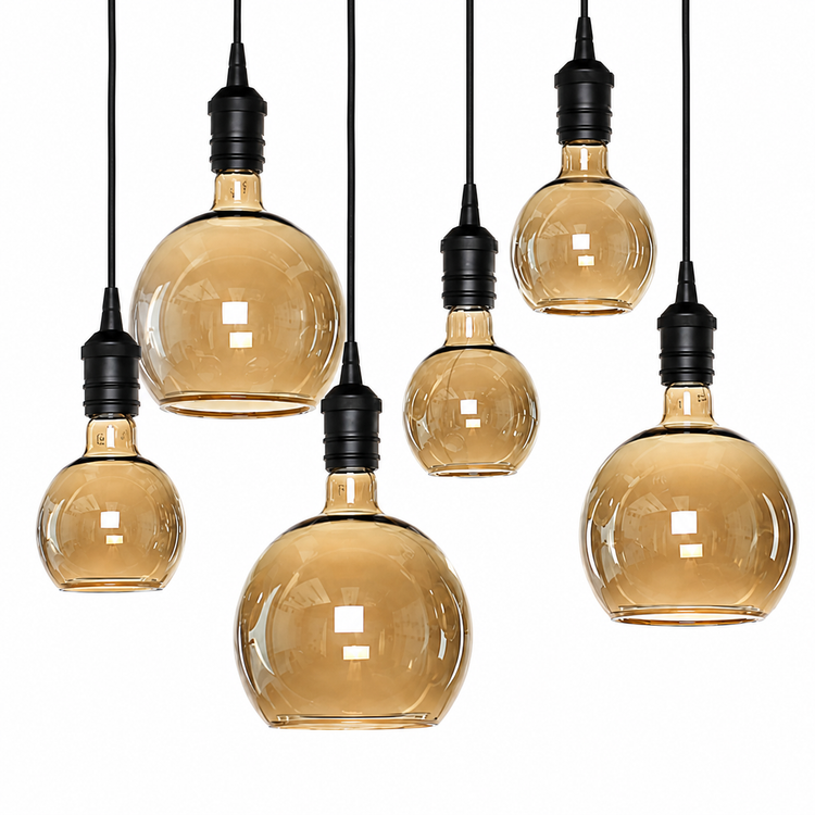 Ceiling Lamp Esme 6662Y Black - Close-up | Marcottestyle