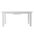 Halifax Extension Table de salle à manger  - Blanc