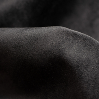 Chaise de salle à manger Canon - Alcantara Noir - Noir pieds