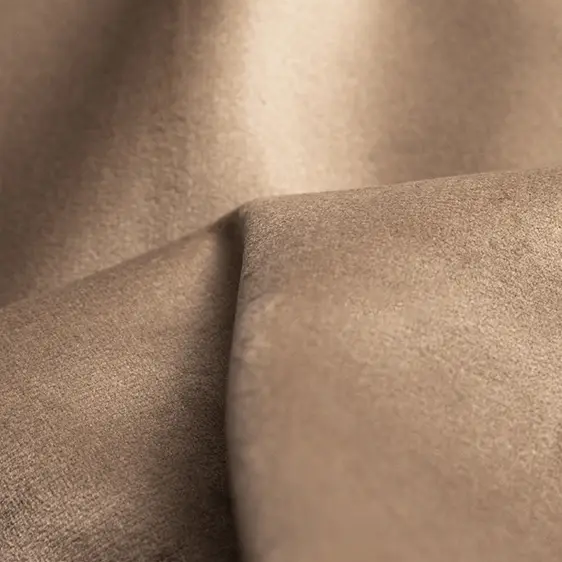 Chaise de salle à manger Canon - Alcantara Beige - Noir pieds