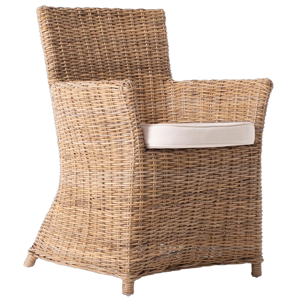 Bishop Kubu Rattan Arm Chair | Marcottestyle