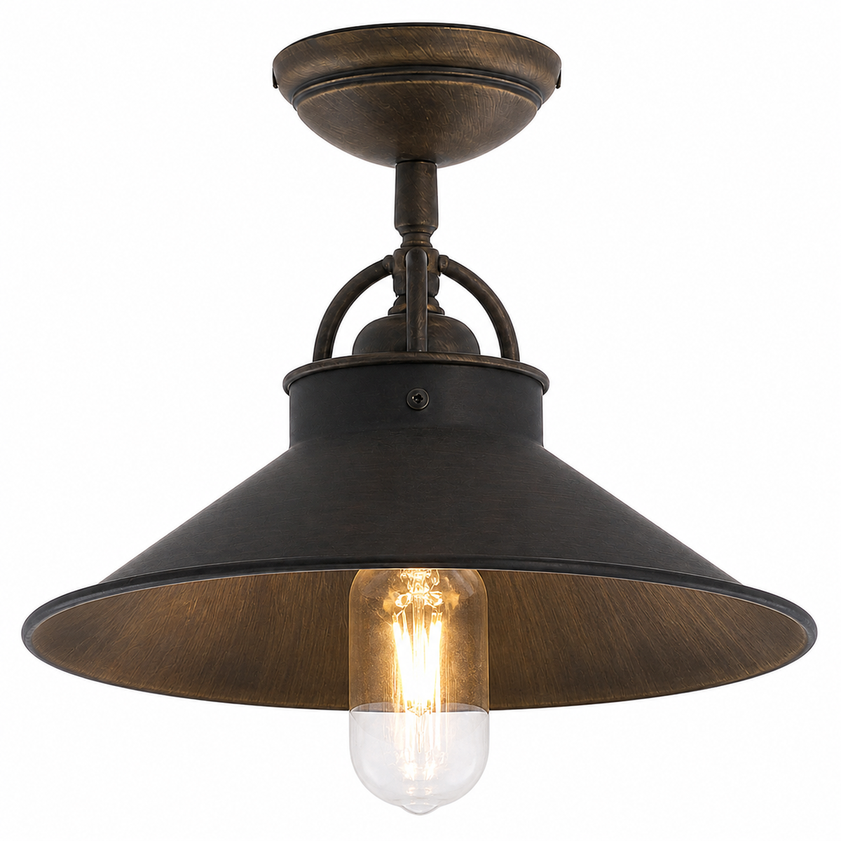 Ceiling Lamp Finn 3322V Bronze - Close-up | Marcottestyle