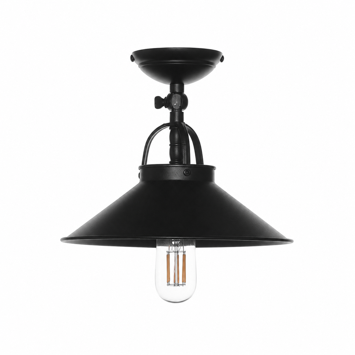 Ceiling Lamp Finn 5567Z Black - Vista frontale | Marcottestyle