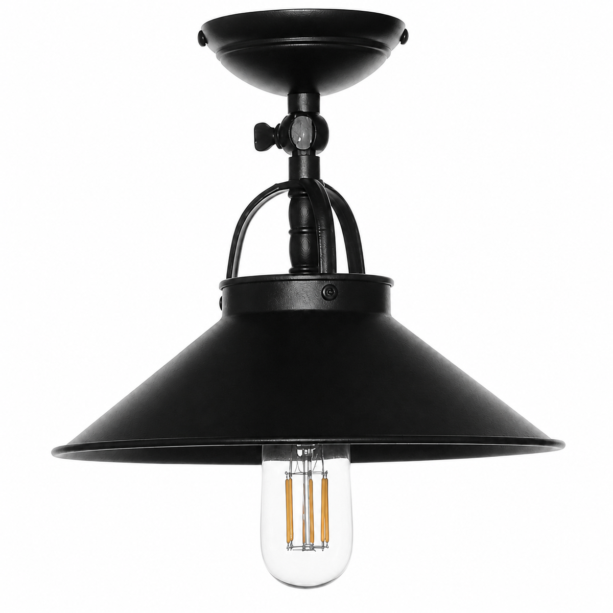 Ceiling Lamp Finn 5567Z Black - Close-up | Marcottestyle