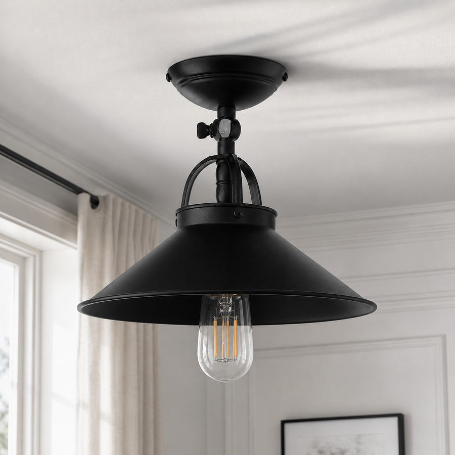 Ceiling Lamp Finn 5567Z Noir - In room