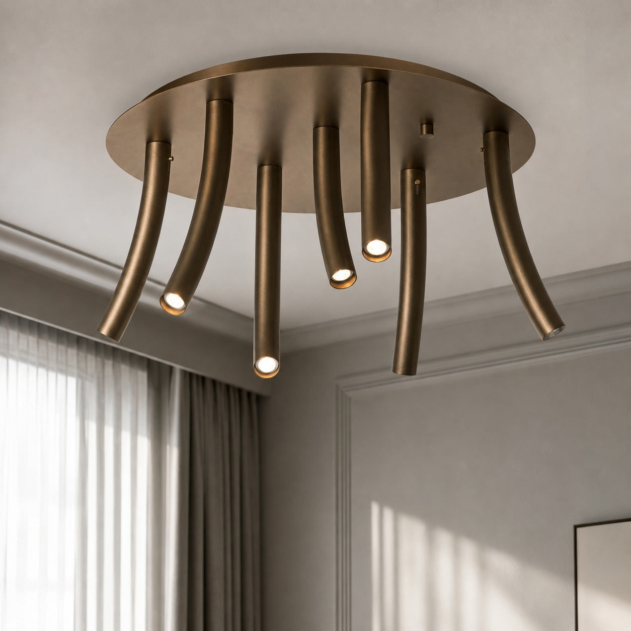 Plafondlamp Fiona 5515Z - Bronze room