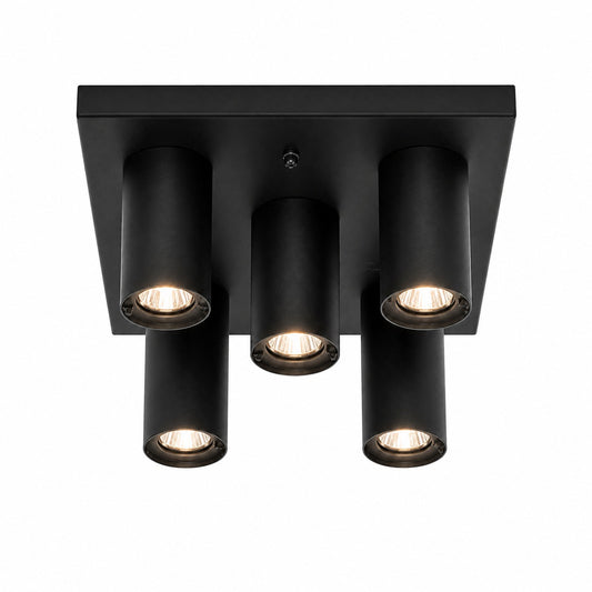 Ceiling Lamp Galia 2717A - Zwart lights on
