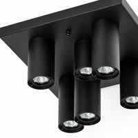 Ceiling Lamp Galia 2717A - Black close-up