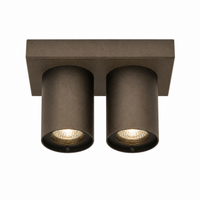 Plafondlamp Galia 6480K - Bronze - lights on