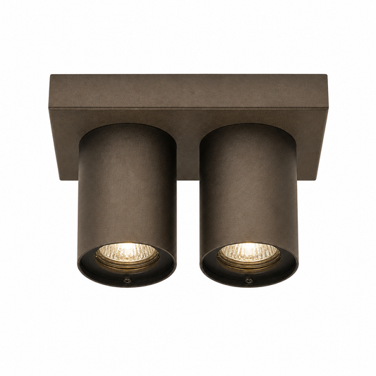 Ceiling Lamp Galia 6480K - Bronze - lights on