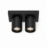 Ceiling Lamp Galia 7938J - Schwarz - lights on