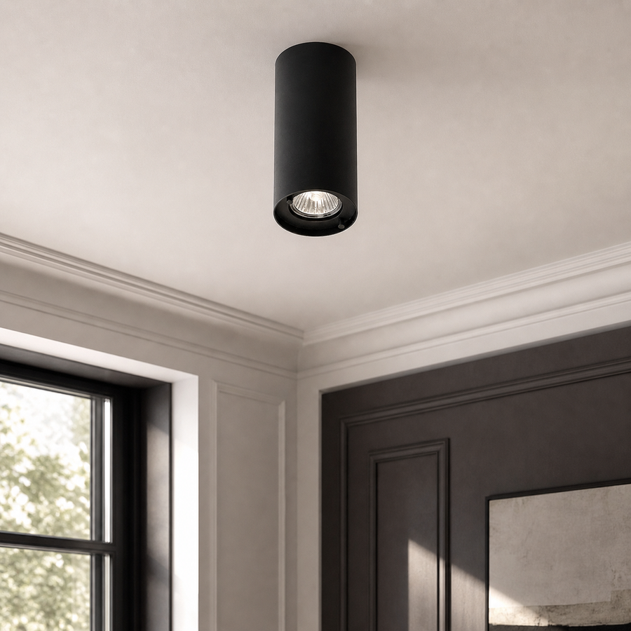 Ceiling Lamp Galia 9634S - Schwarz - in modern room