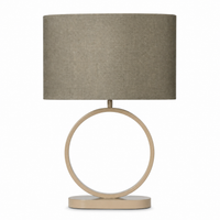 Table Lamp Galia 8766Z - Taupe front view