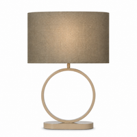 Table Lamp Galia 8766Z - Taupe light on