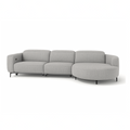 Canapé Maximus - Gris - Lounge Right 322x176cm