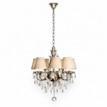 Hanglamp Gus 1088O - 6xE14 - Zilver (oud)
