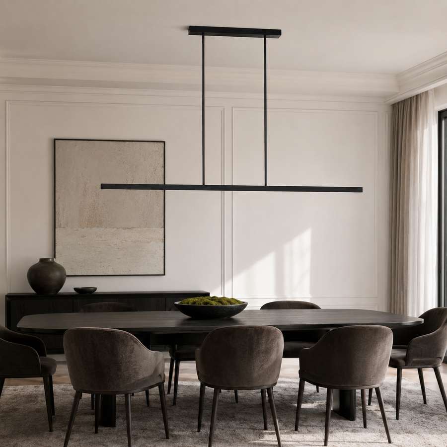 Pendant Light Gus 8692U - Black in room