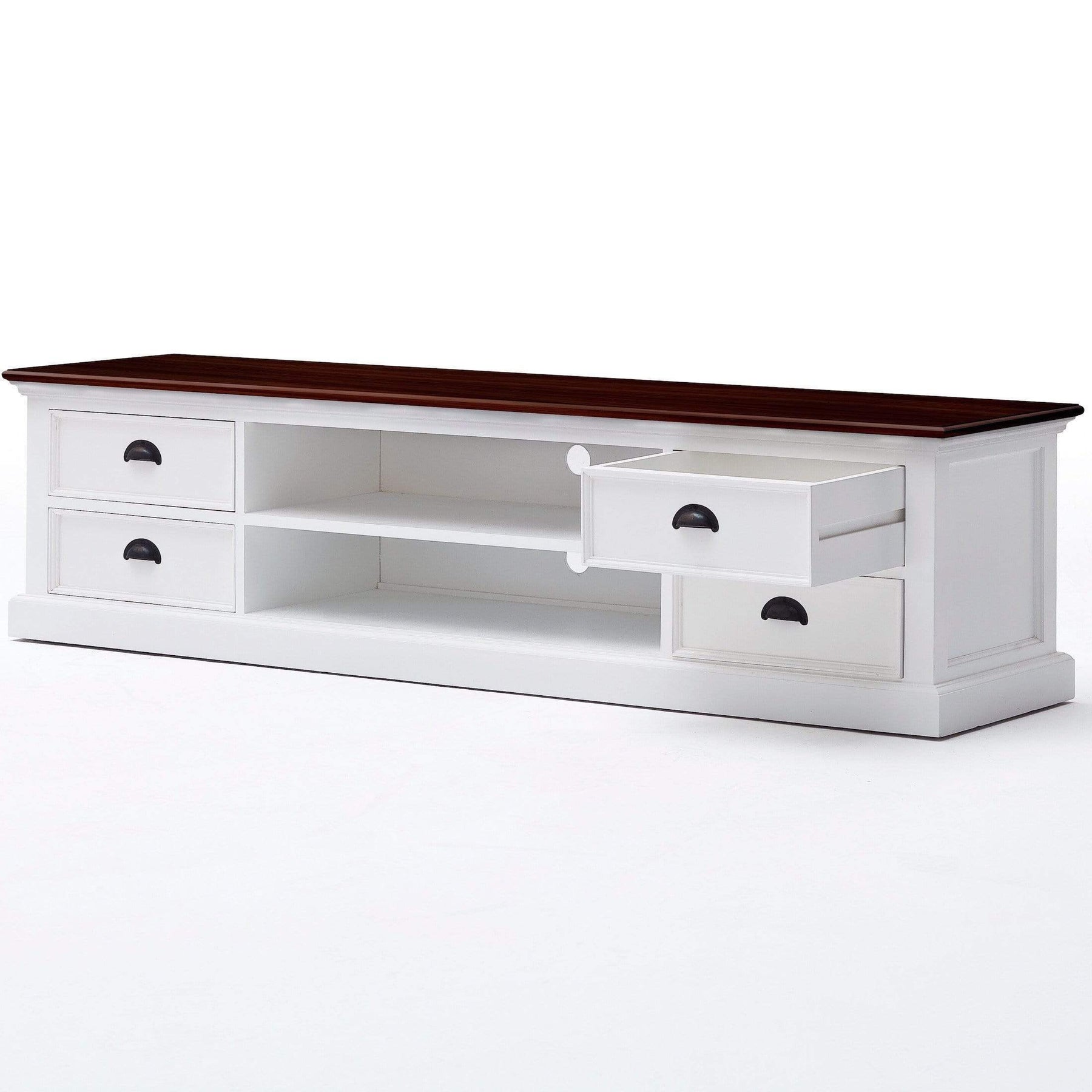 Halifax Accent Lowline ETU 180cm - Weiß Mit Braun Top