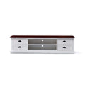 Halifax Accent Lowline ETU 180cm - Weiß Mit Braun Top