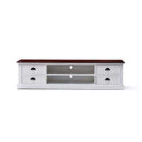 Halifax Accent Lowline ETU 180cm - Weiß Mit Braun Top