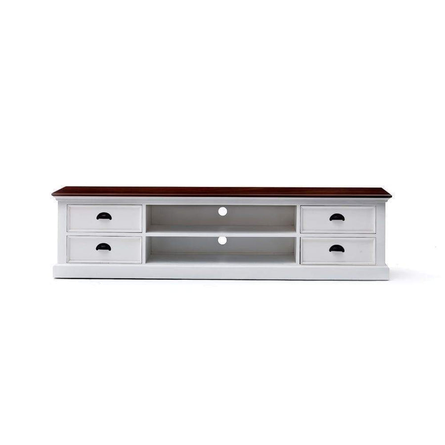 Halifax Accent Lowline ETU 180cm - Weiß Mit Braun Top