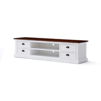 Halifax Accent Lowline ETU 180cm - Weiß Mit Braun Top