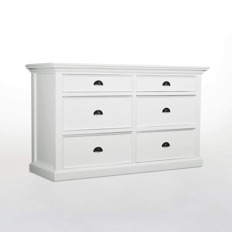 Halifax Bedroom Dresser - Wit | Marcottestyle