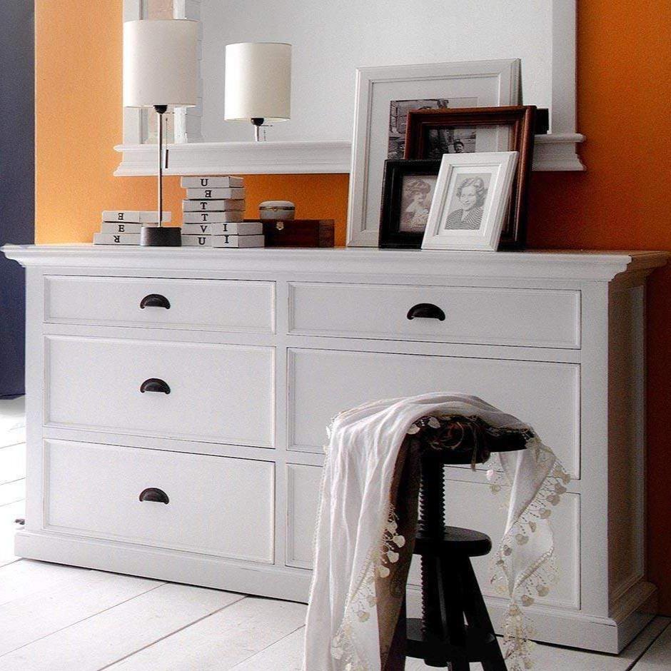 Halifax Bedroom Dresser - Wit | Marcottestyle