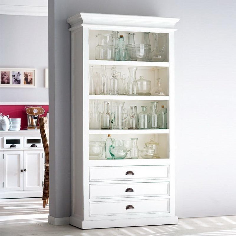 Halifax Bookcase - White | Marcottestyle