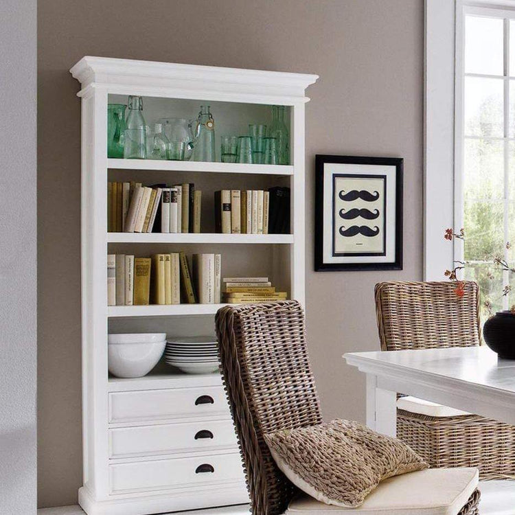 Halifax Bookcase - White | Marcottestyle