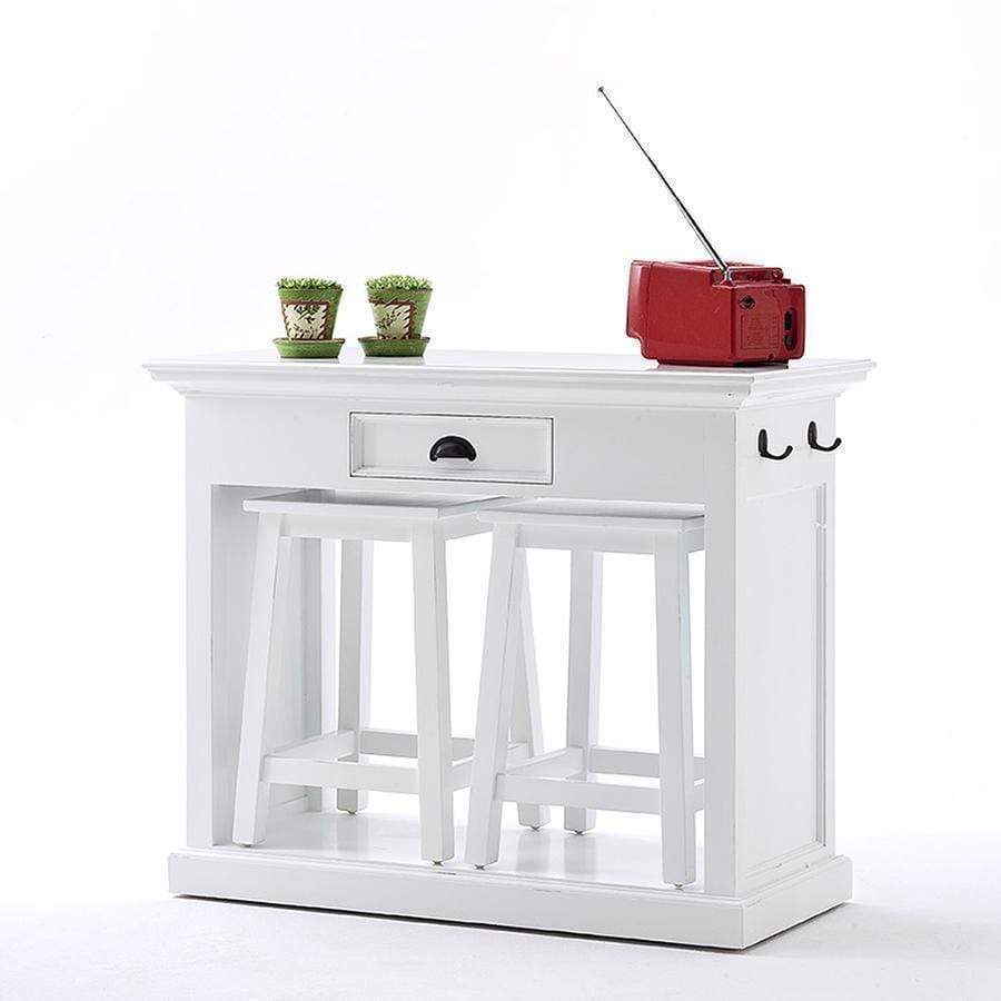 Halifax Breakfast Bar - Blanc | Marcottestyle