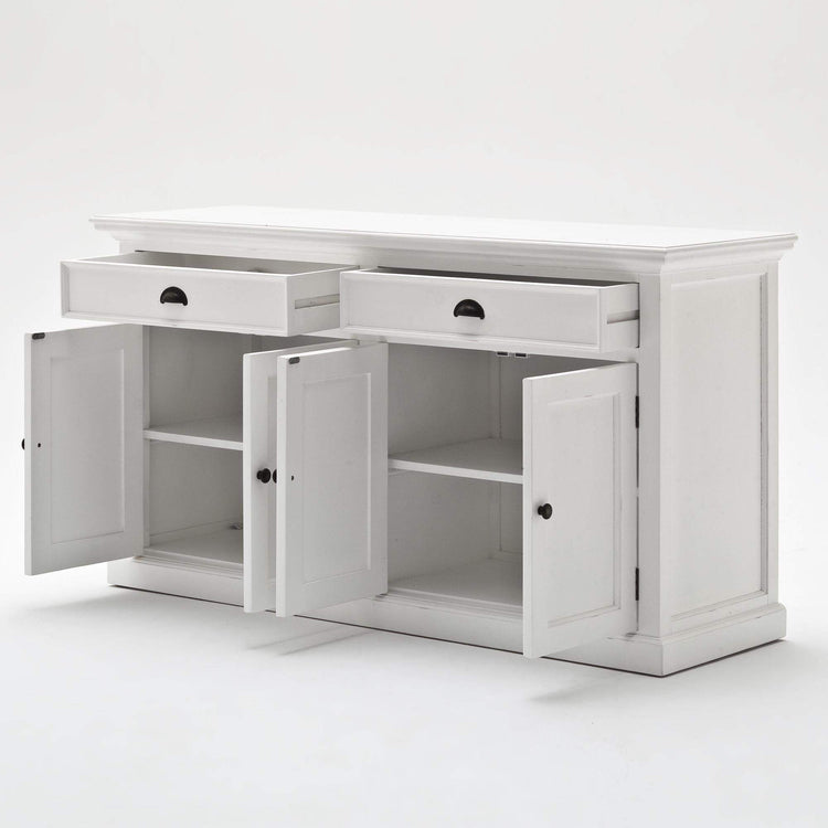 Halifax Buffet & Hutch - Blanc | Marcottestyle