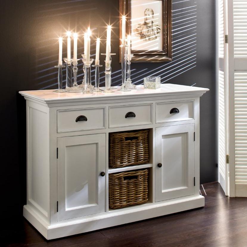 Halifax Buffet / Sideboard - White | Marcottestyle