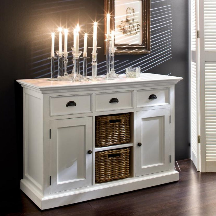 Halifax Buffet / Sideboard - White | Marcottestyle