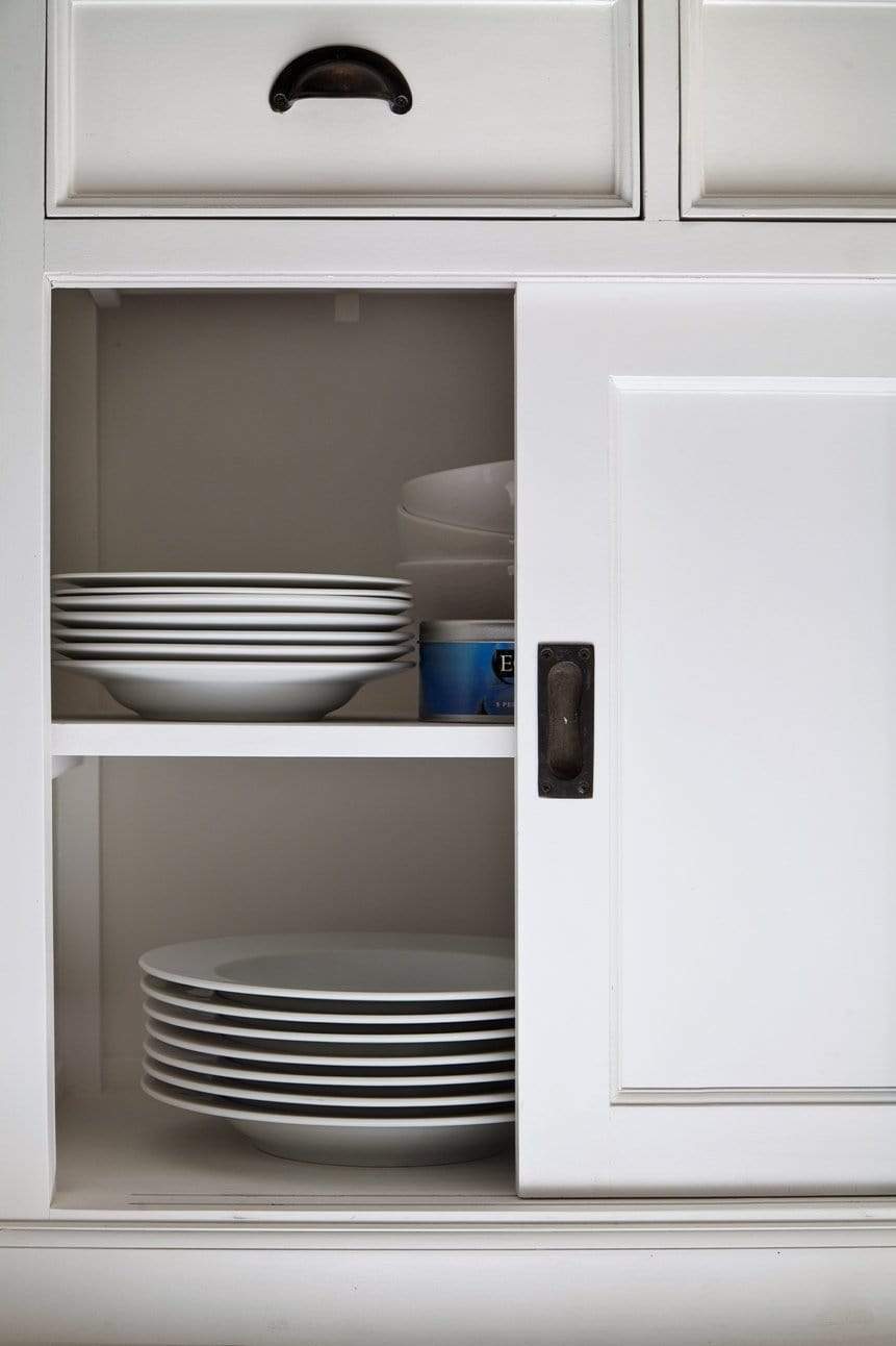 Halifax Buffet with Sliding Doors - White | Marcottestyle
