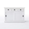 Halifax Buffet with Sliding Doors - White